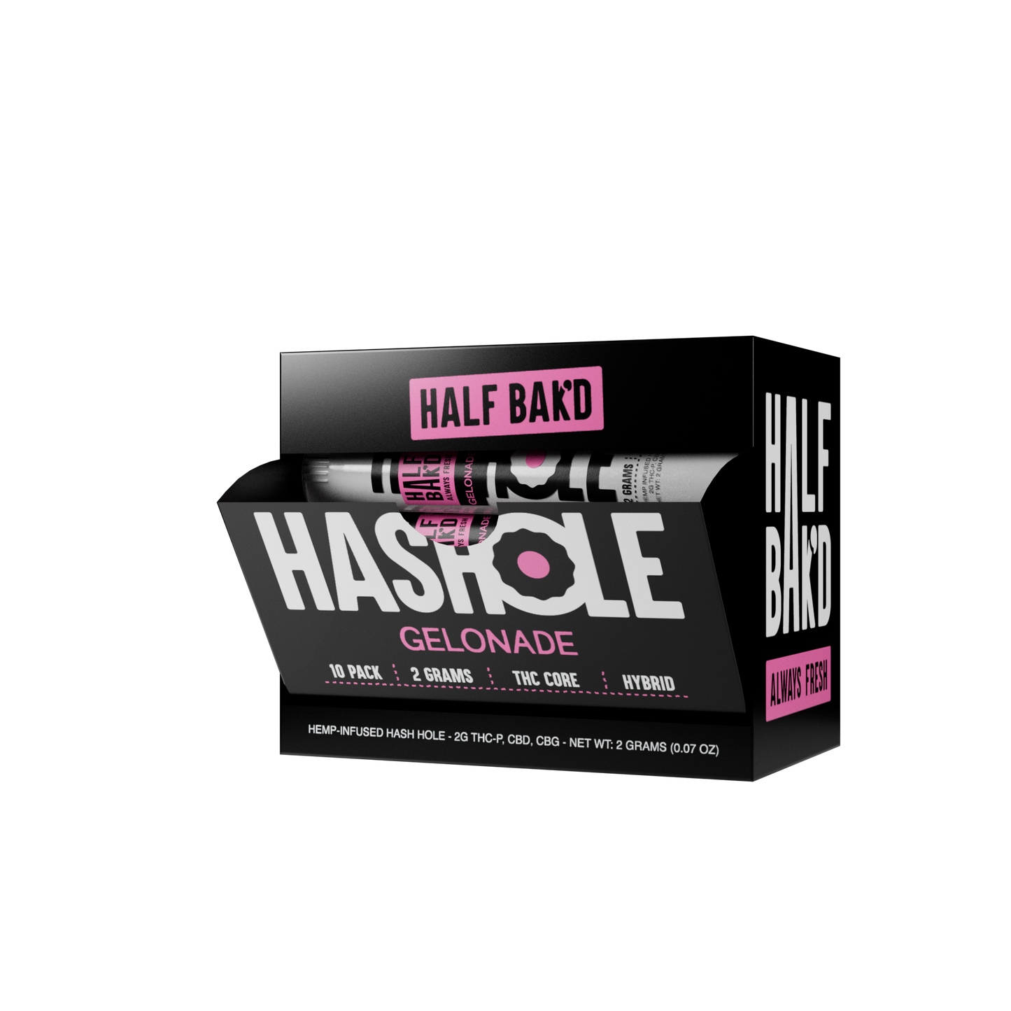 HALF BAK'D THCp 2G Hash Holes | 10ct Display