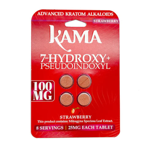 KAMA Kratom Extract 7-Hydroxy + Pseudo Tablet - 100MG