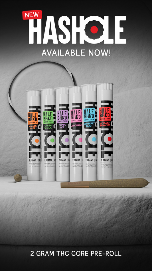 HALF BAK'D THCA 2G Hash Holes | 10ct Display