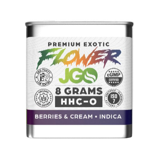 JGO Premium Exotic HHC-O Flower 8 Grams