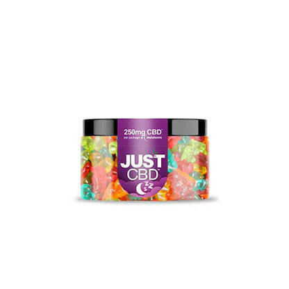 Just CBD 250MG Gummies Jar - Assorted Flavors