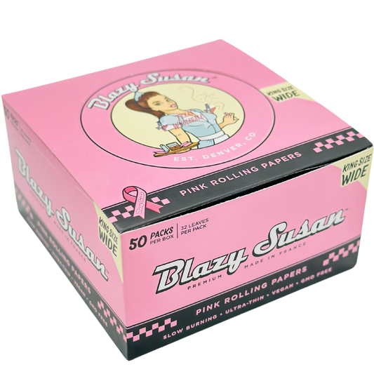 Blazy Susan® Pink Rolling Papers | 50 Booklets