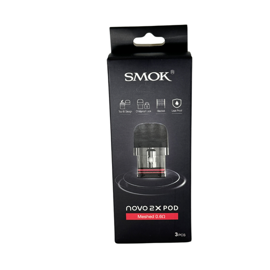 SmokTech Novo 2X Meshed Replacement Pod (3-Pack)