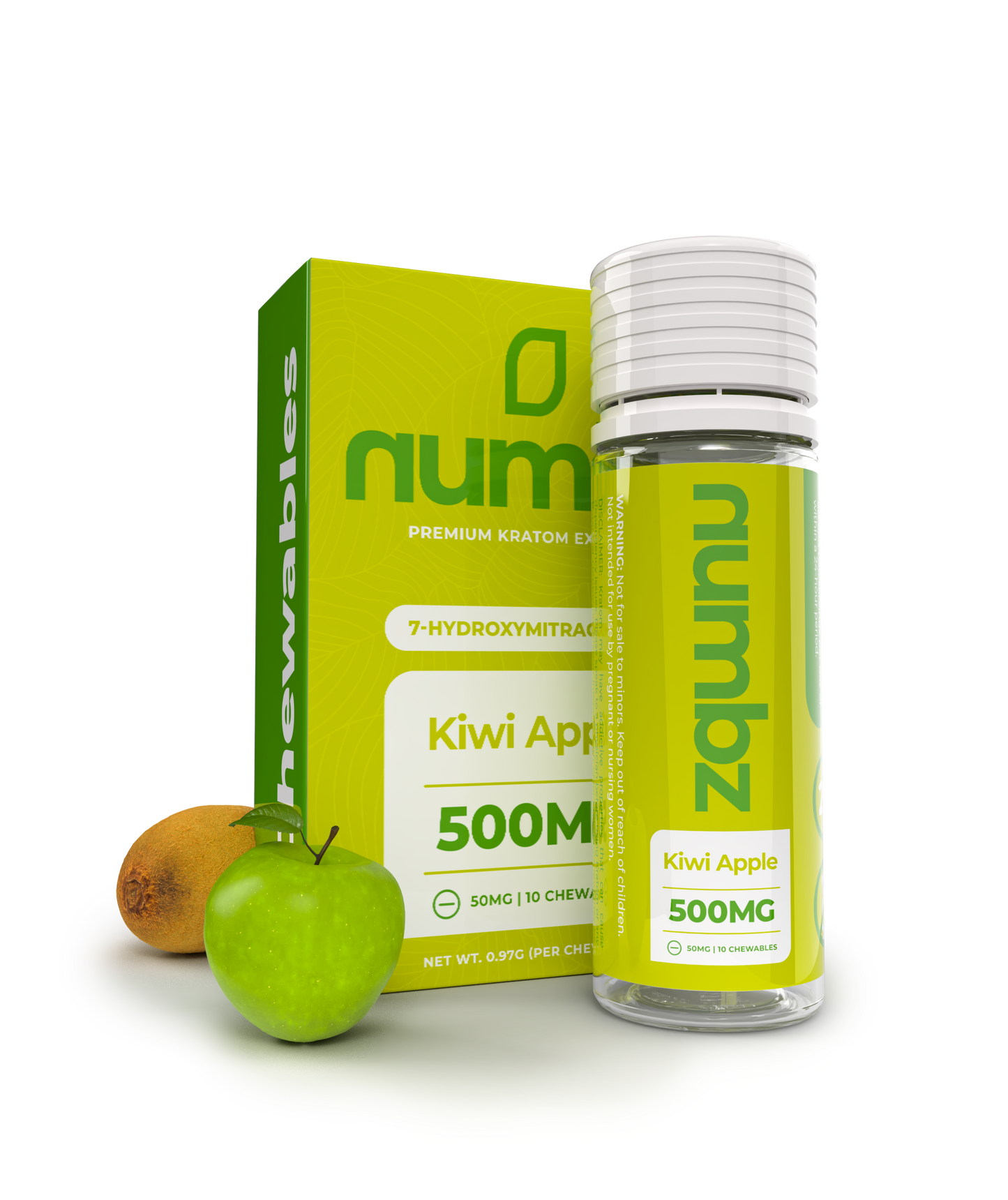 🔥NUMBZ 7OH MIT + Minor Alkaloids Chewables | 10 x 50MG Tablets Per Jar[500MG] \ 5 Jars Per Pack