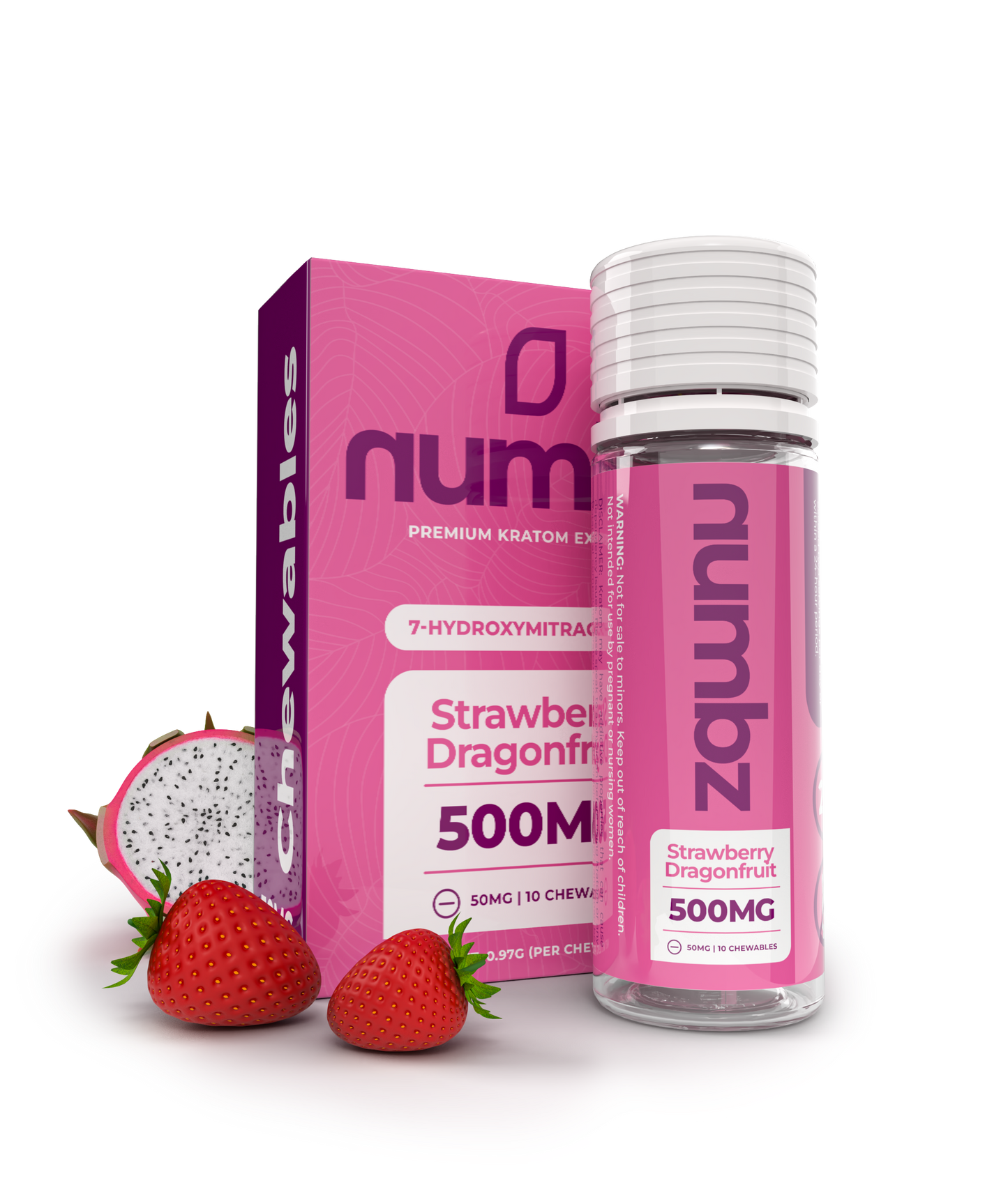🔥NUMBZ 7OH MIT + Minor Alkaloids Chewables | 10 x 50MG Tablets Per Jar[500MG] \ 5 Jars Per Pack
