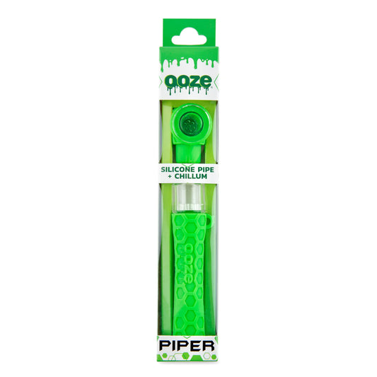 Ooze Piper 2-in-1 Silicone Pipe  Chillum - Display of 12