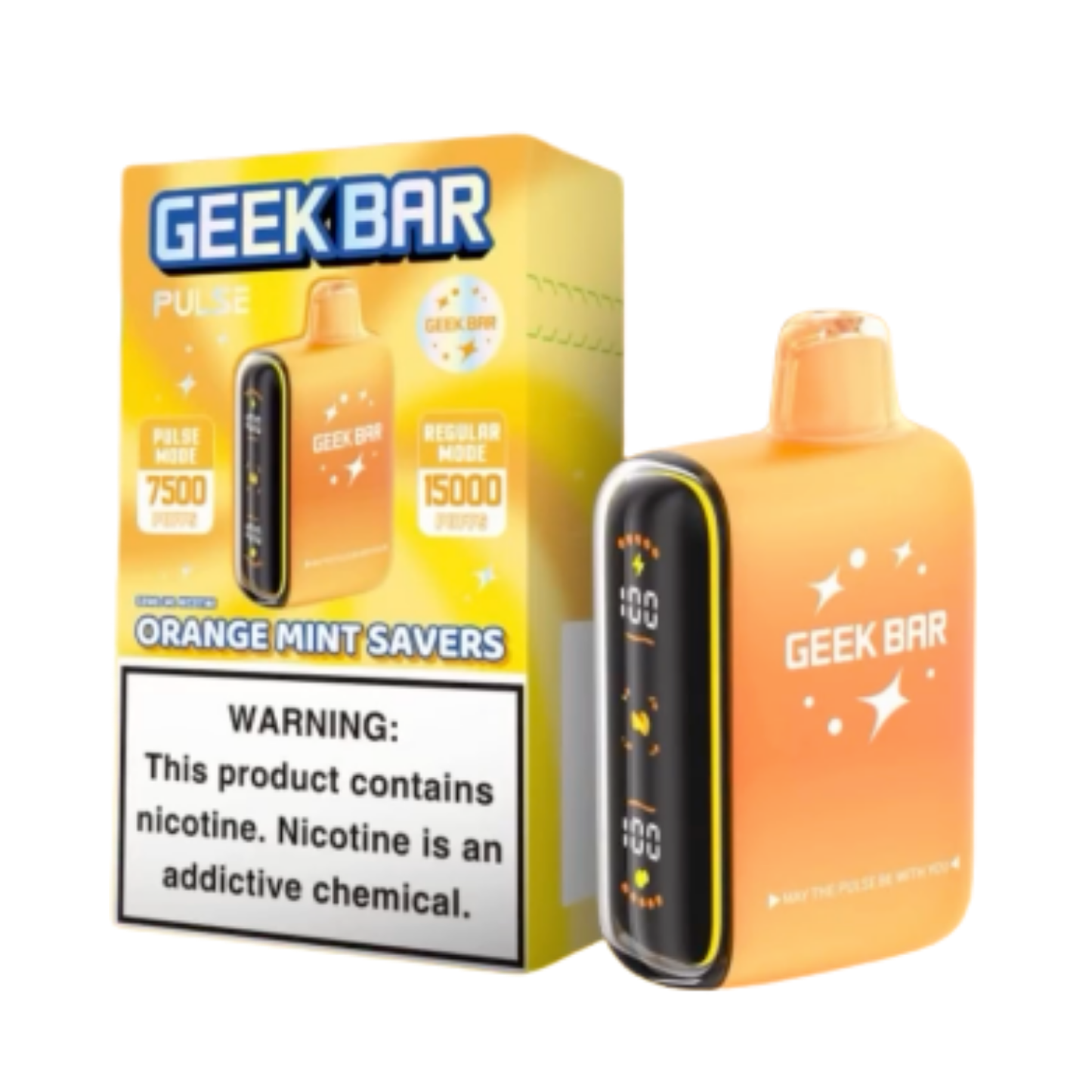 Geek Bar Pulse Disposable 5% Nicotine Vape | 15000 Puffs | 5 pack