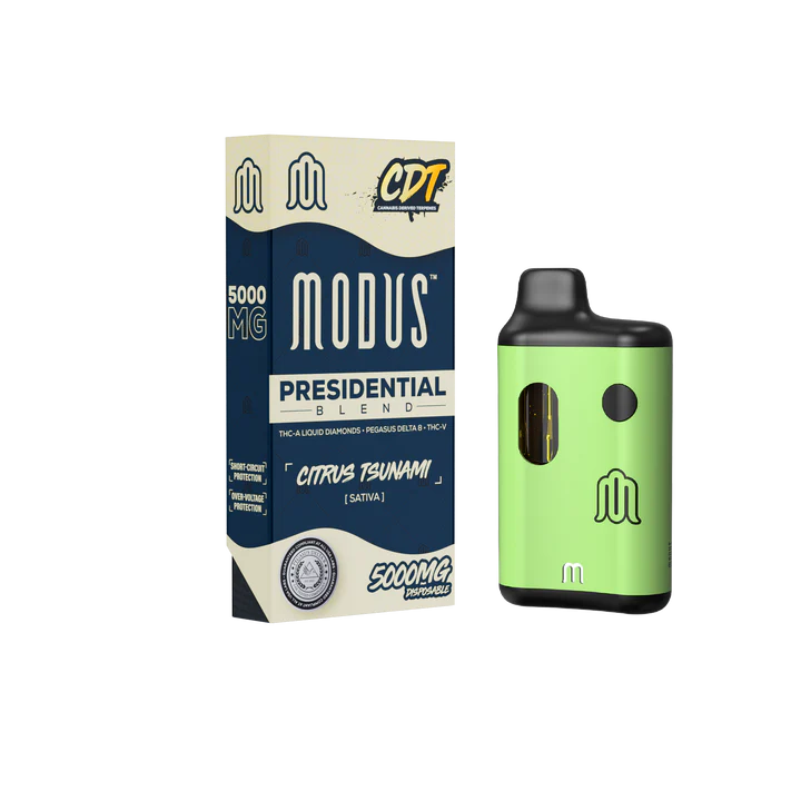 Modus Presidential Blend THCa 5000MG Disposables | Cannabis Derived Terpenes (CDT)