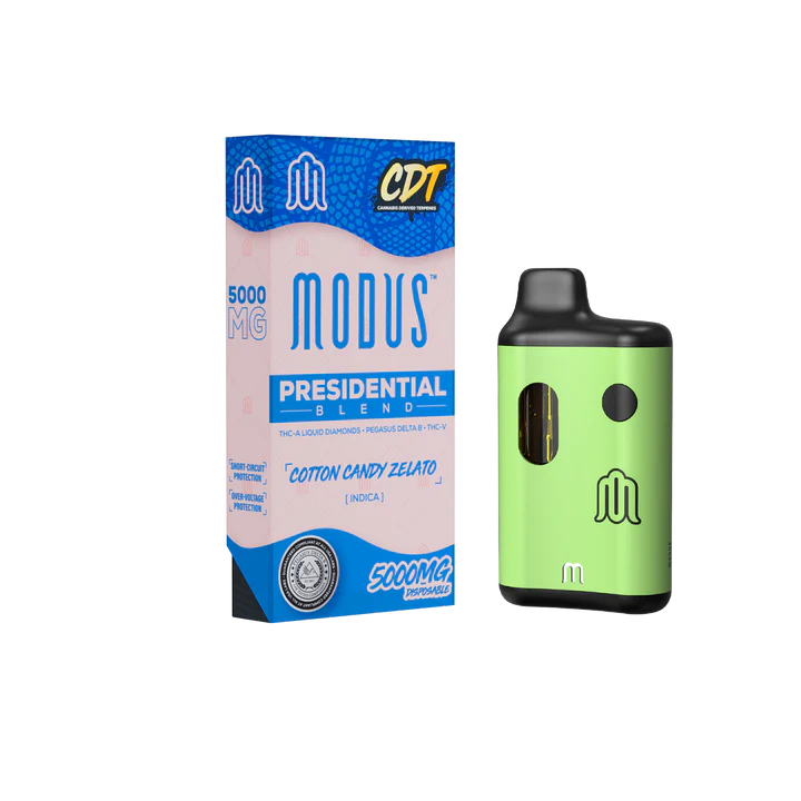 Modus Presidential Blend THCa 5000MG Disposables | Cannabis Derived Terpenes (CDT)