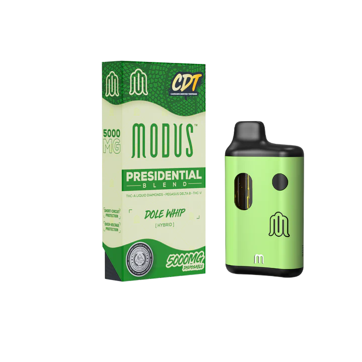 Modus Presidential Blend THCa 5000MG Disposables | Cannabis Derived Terpenes (CDT)