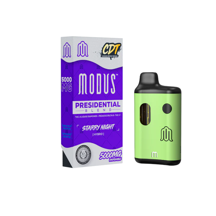 Modus Presidential Blend THCa 5000MG Disposables | Cannabis Derived Terpenes (CDT)