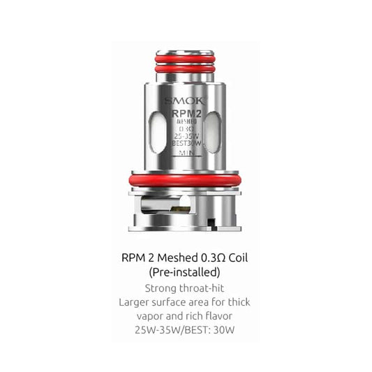 SMOK RPM 2 REPLACEMENT COILS 5ct Per Pack