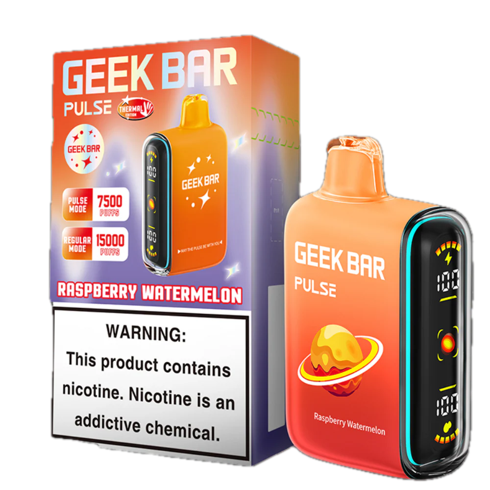 Geek Bar Pulse Disposable 5% Nicotine Vape | 15000 Puffs | 5 pack