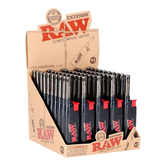 RAWthentic EXTENDO Refillable Lighter | 50 Count Display