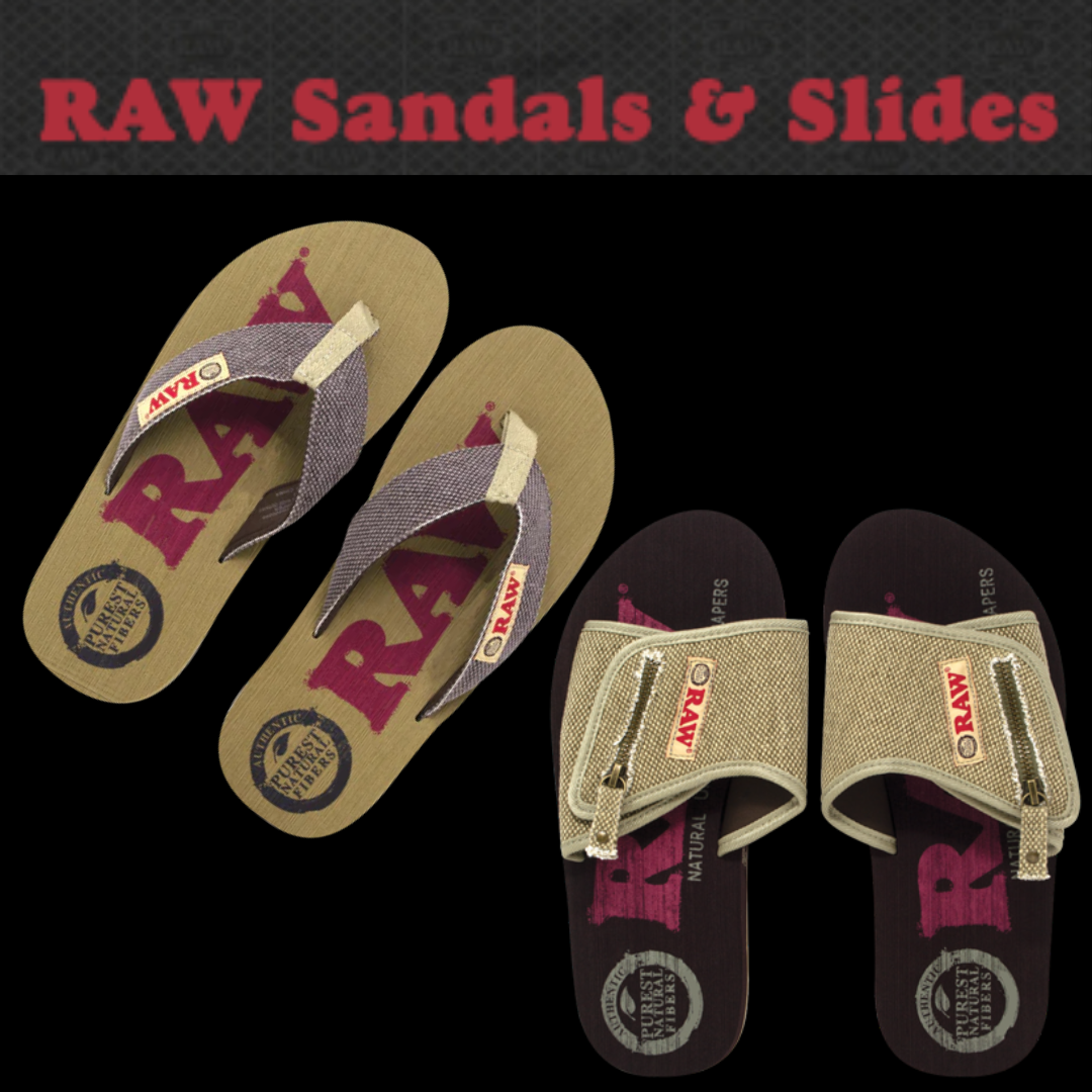 RAWthentic x Rolling Papers Raw Flip Flop Sandals & Slides