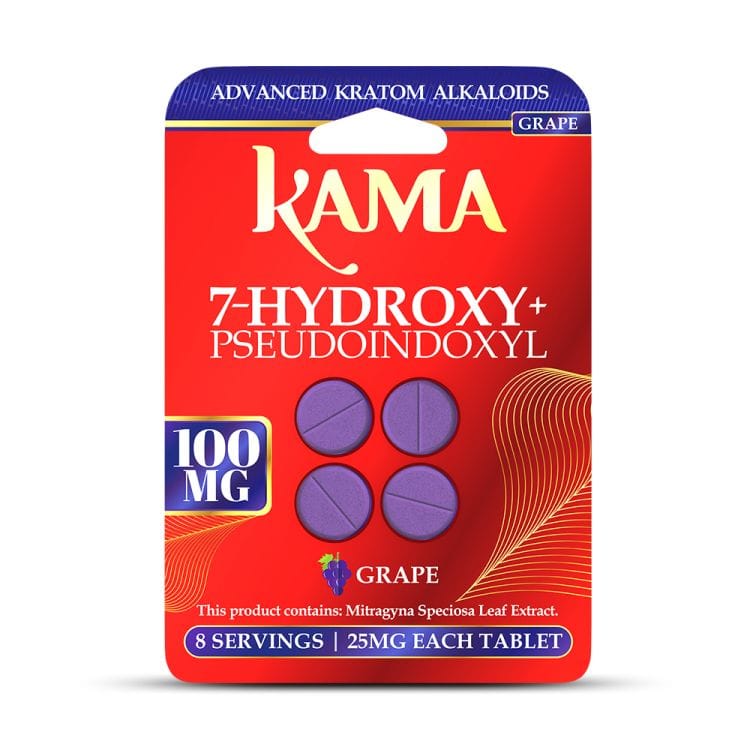 Kratom Extract 7-Hydroxy + Pseudo Tablet - 100MG