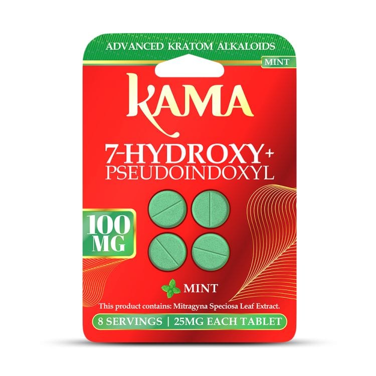 Kratom Extract 7-Hydroxy + Pseudo Tablet - 100MG