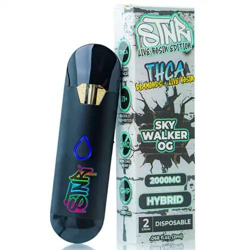 STNR 2Gram THCa Diamonds and Live Rosin Edition Disposable Pens