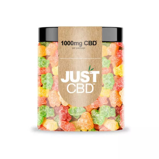 Just CBD 1000MG Gummies Jar - Assorted Favors