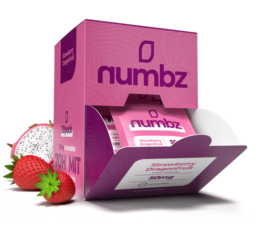 🔥NUMBZ 7OH MIT + Minor Alkaloids Chewables | 2 x 25MG Tablets Per Pack \ 20 Packs