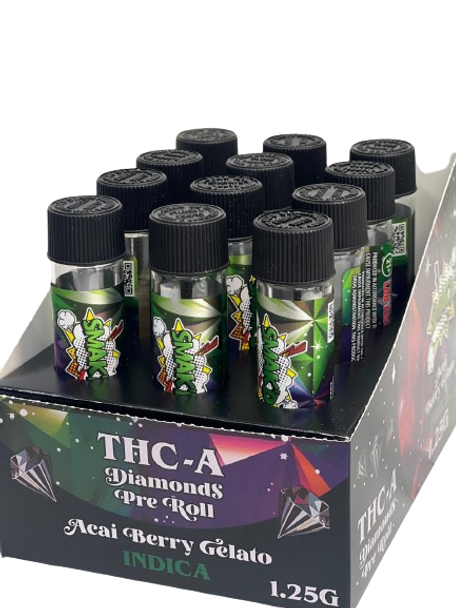 Smak'd THC-A Diamonds Pre-Roll 1.25g | 12Ct