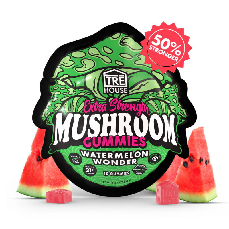 TreHouse EXTRA STRENGTH Magic Mushroom Microdose Gummies | Box of 10