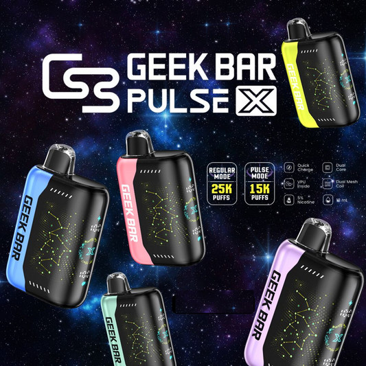 Geek Bar Pulse X Disposable 5% Nicotine Vape | 25000 Puffs | 5 pack