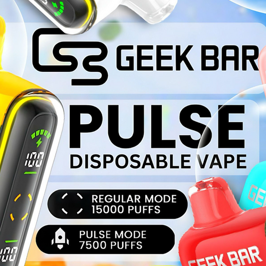 Geek Bar Pulse Disposable 5% Nicotine Vape | 15000 Puffs | 5 pack