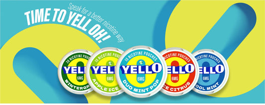 YELLO Nicotine Pouch | Mix flavor 5 Pack | 6MG and 9MG