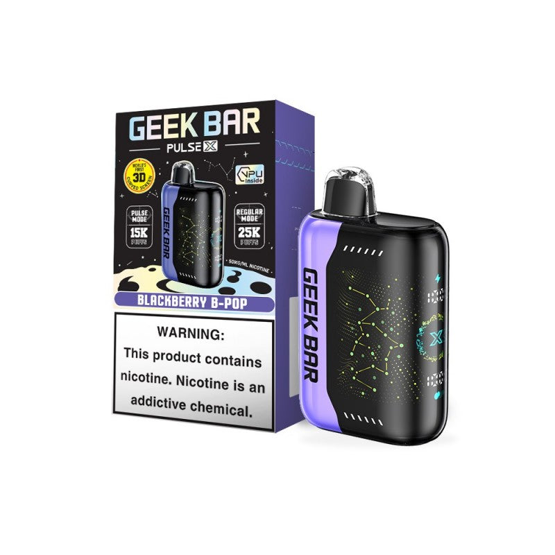 Geek Bar Pulse X Disposable 5% Nicotine Vape | 25000 Puffs | 5 pack