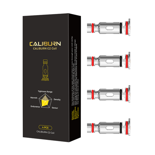 Uwell Caliburn G2 Replacement Coils UN2 Meshed-H 1.2ohm 4 Counts Per Pack