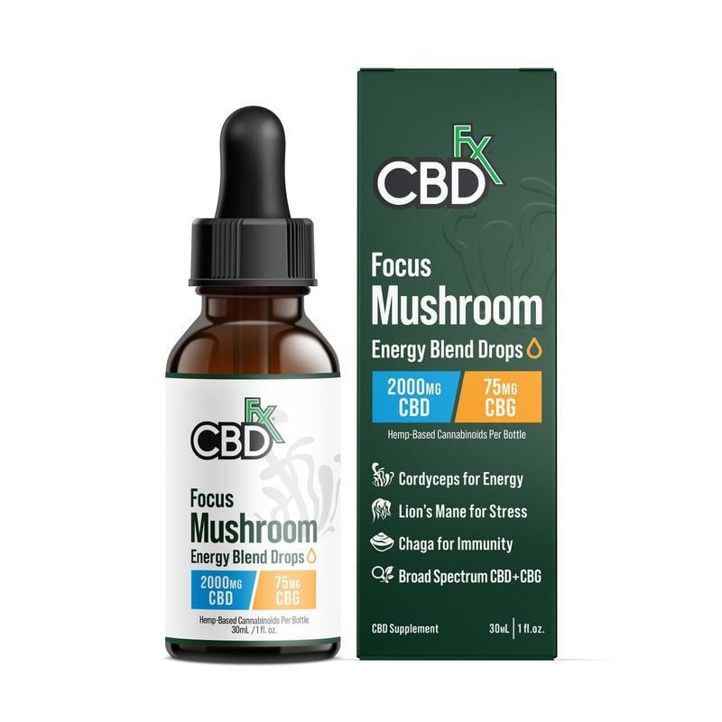 CBDFx Mushroom Tinctures 1000mg / 2000mg