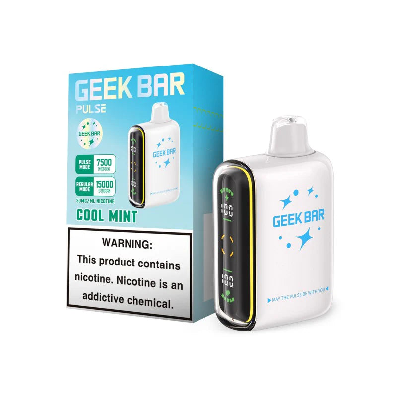 Geek Bar Pulse Disposable 5% Nicotine Vape | 15000 Puffs | 5 pack