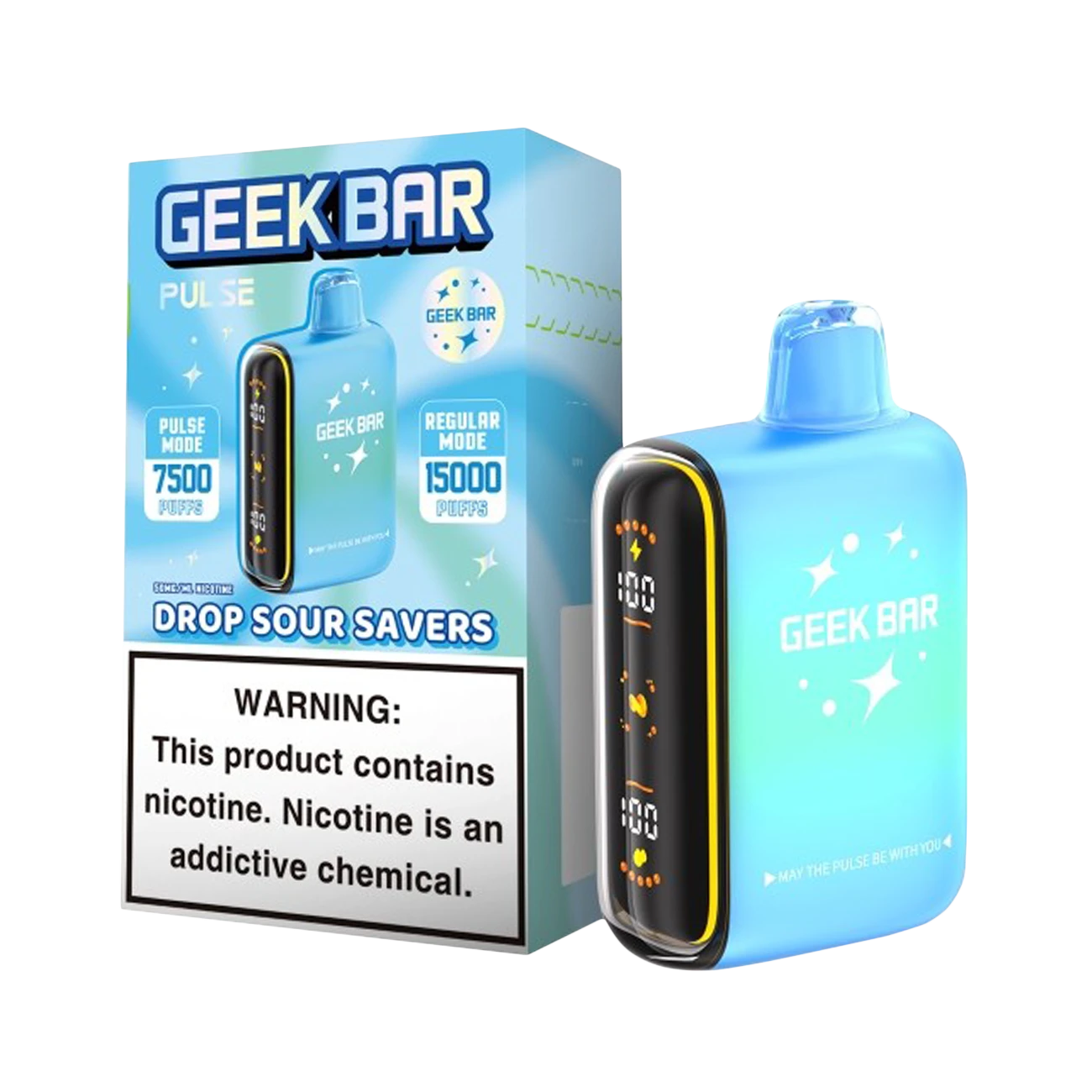 Geek Bar Pulse Disposable 5% Nicotine Vape | 15000 Puffs | 5 pack