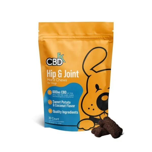 CBDFx Hard & Soft Dog Chews | 30 Chews Per Bag | 600MG