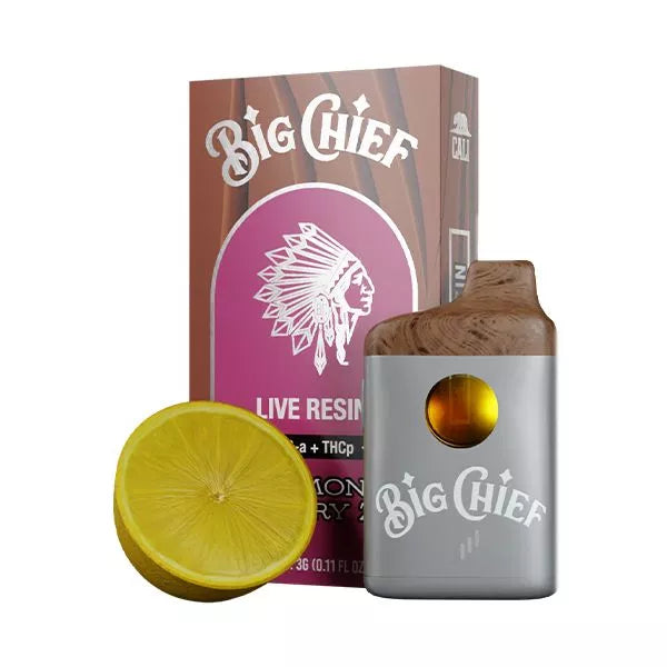 Cali x Big Chief Live Resin THCa + THCp + D8 3G Disposable Vape