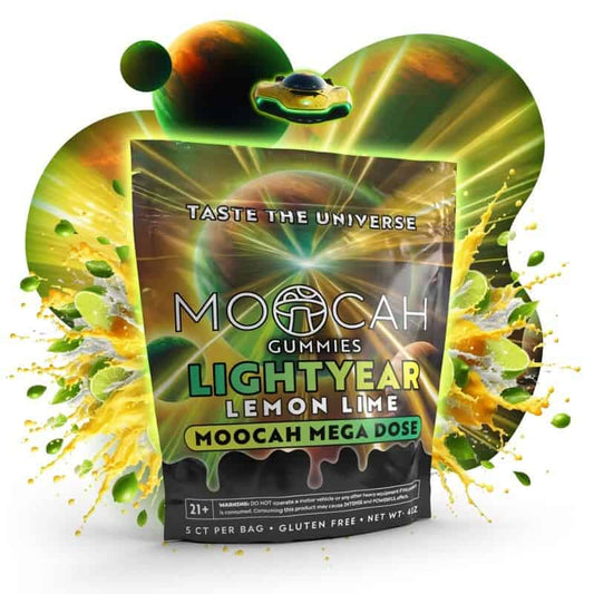 MOOCAH MEGA DOSE NOOTROPIC GUMMIES | 11000MG 5CT Bag | 12 Bags Box
