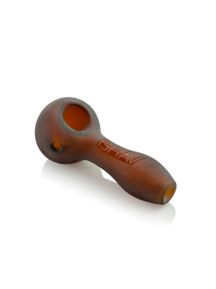 GRAV® SANDBLASTED 4" SPOON HANDPIPE