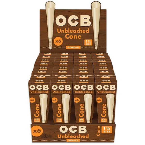 OCB® USA Virgin Unbleached Cones