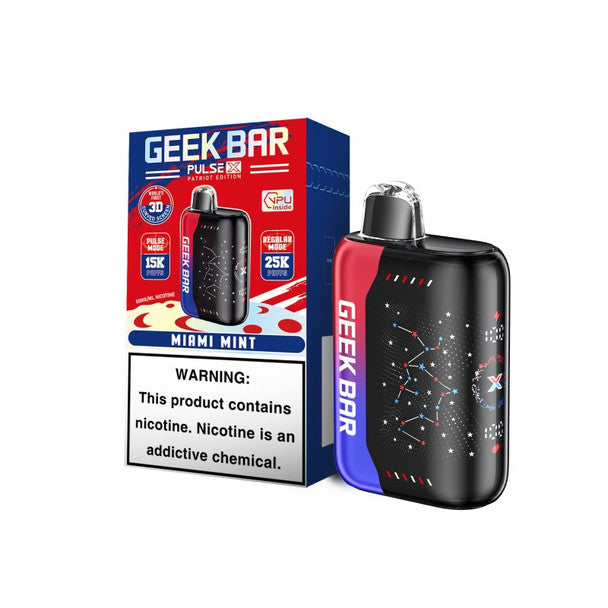 Geek Bar Pulse X Disposable 5% Nicotine Vape | 25000 Puffs | 5 pack