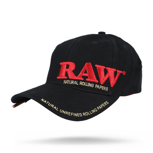 RAWthentic Raw Poker Hat Black