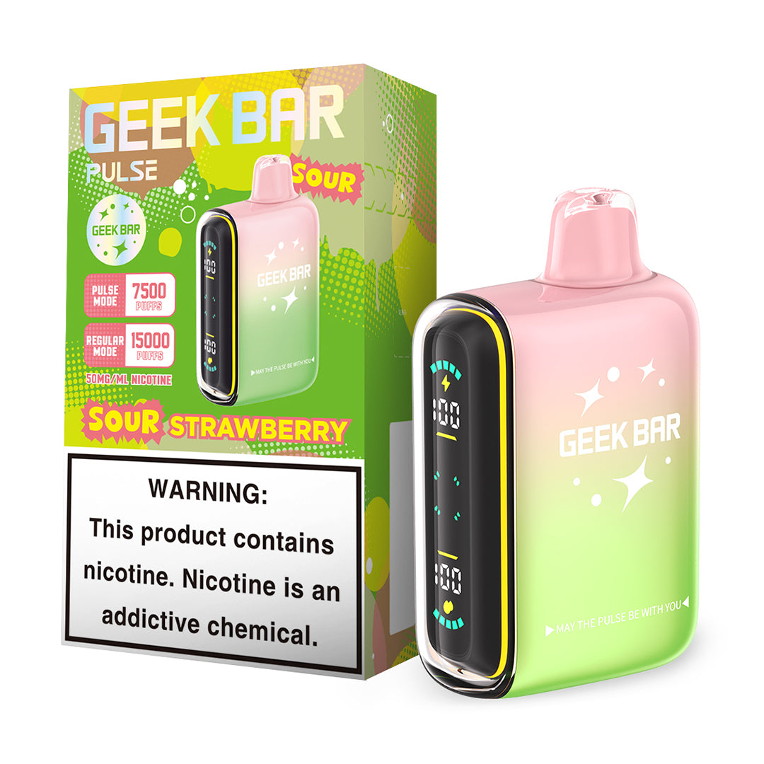 Geek Bar Pulse Disposable 5% Nicotine Vape | 15000 Puffs | 5 pack