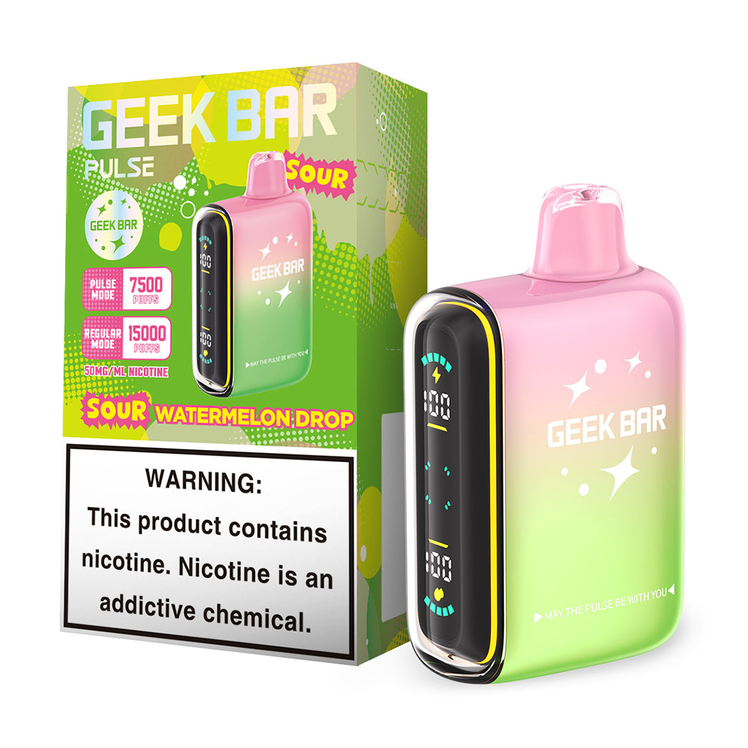 Geek Bar Pulse Disposable 5% Nicotine Vape | 15000 Puffs | 5 pack