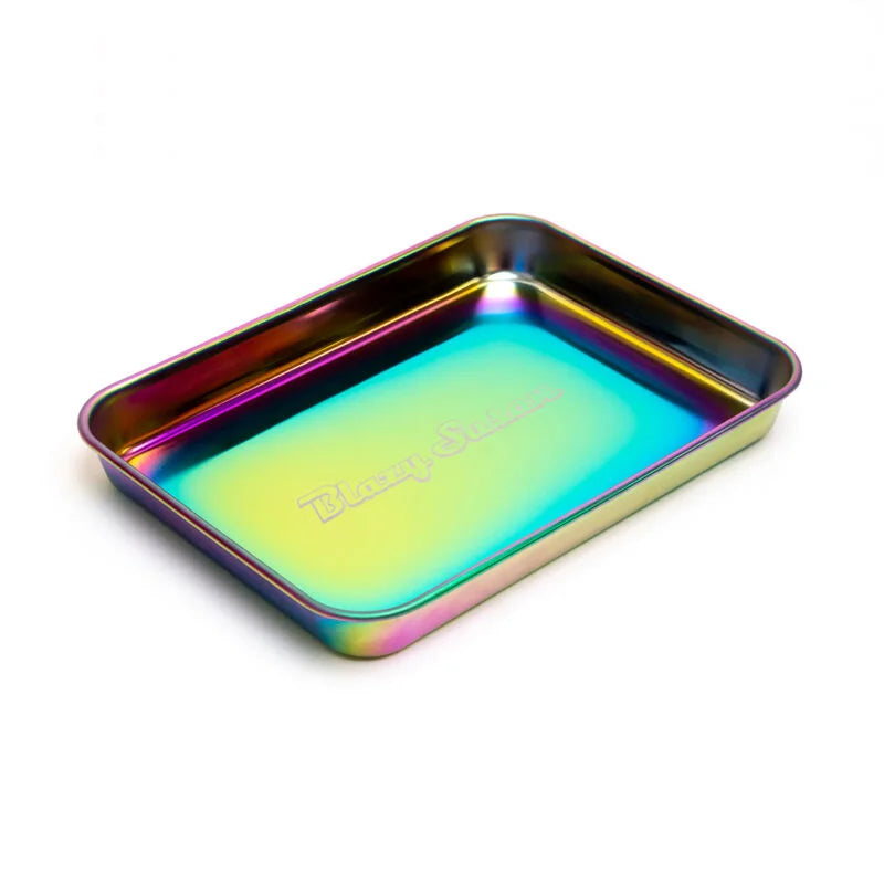 Blazy Susan Stainless Steel Rolling 7″ x 9.25″ Tray