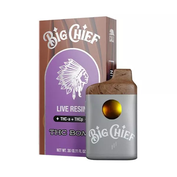 Cali x Big Chief Live Resin THCa + THCp + D8 3G Disposable Vape