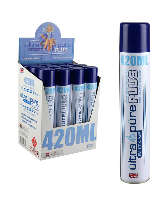 Premium Butane Fuel – Special Blue 9X (300ml) & Ultra Pure Plus (420ml) | 12 per Case Packs