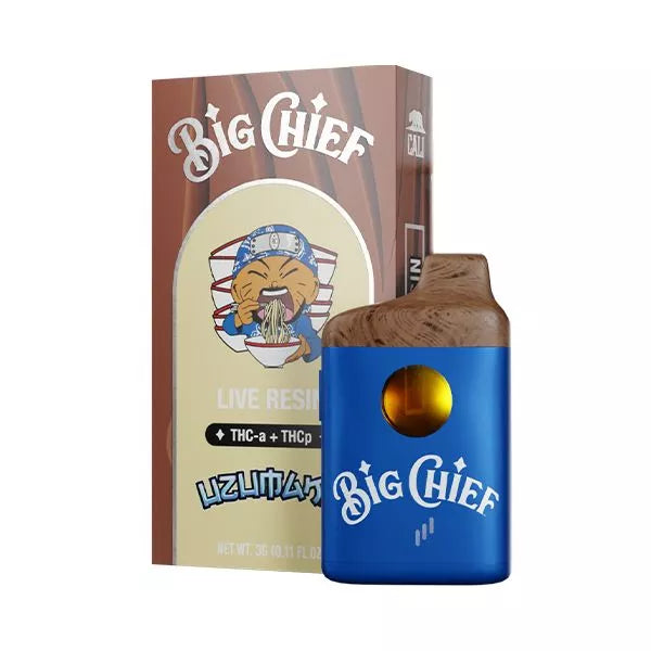 Cali x Big Chief Live Resin THCa + THCp + D8 3G Disposable Vape