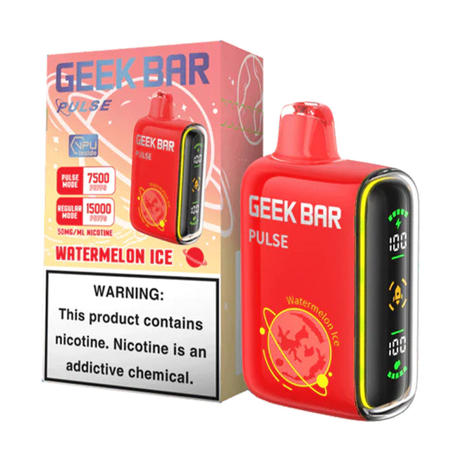 Geek Bar Pulse Disposable 5% Nicotine Vape | 15000 Puffs | 5 pack