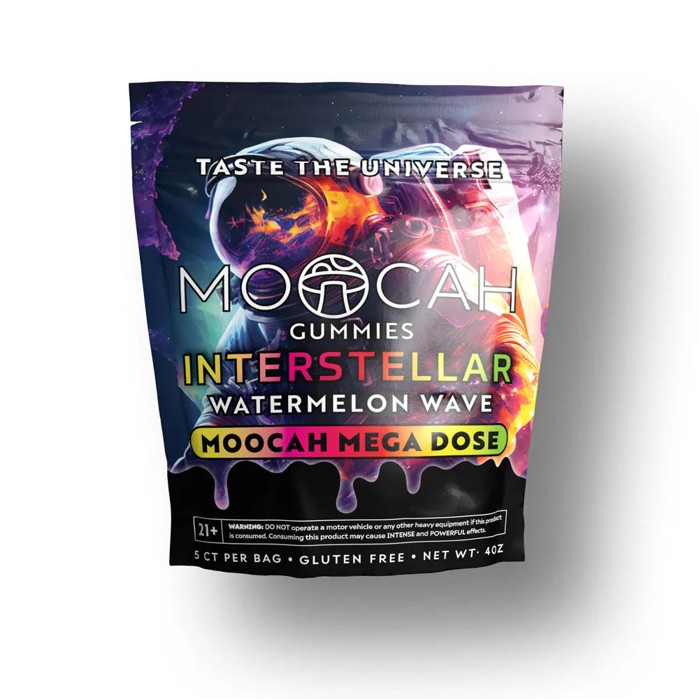 HOLIDAY PROMO! MOOCAH MEGA DOSE NOOTROPIC GUMMIES | 11000MG 5CT Bag | 12 Bags Box