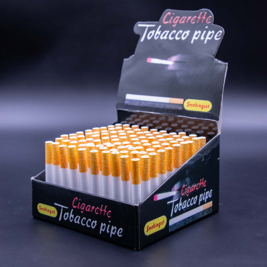 Cigarette Style One-Hitter 100Ct Display in 2 Sizes